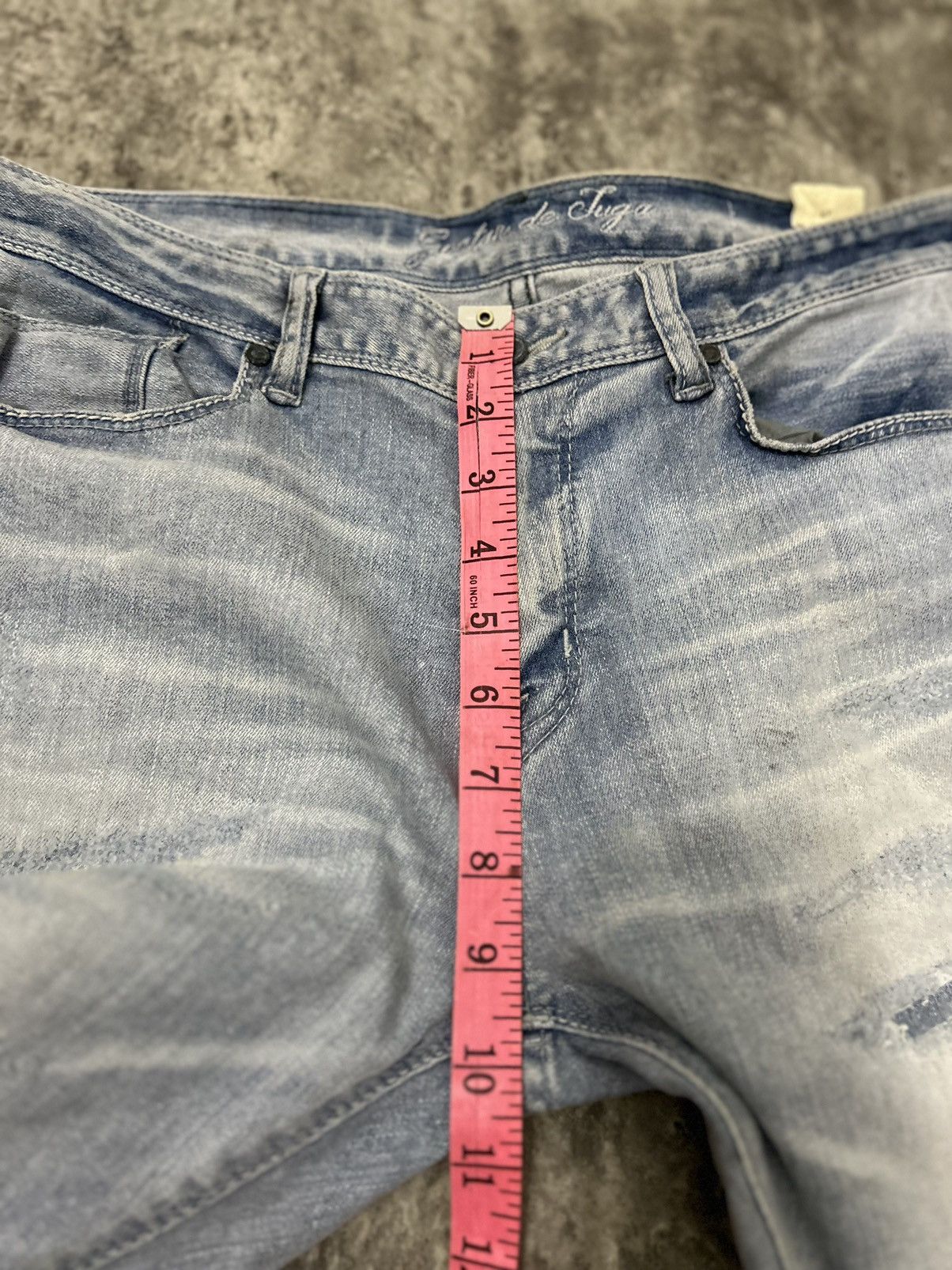 GOSTAR DE FUGA Gostar De Fuga Japan Slim Distressed Jeans Size US 34 / EU 50 - 12 Thumbnail