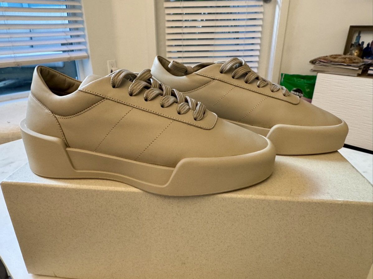 Fear of God Fear of God Taupe Aerobic Low Sneakers Size US 7.5 / EU 40-41 - 1 Thumbnail