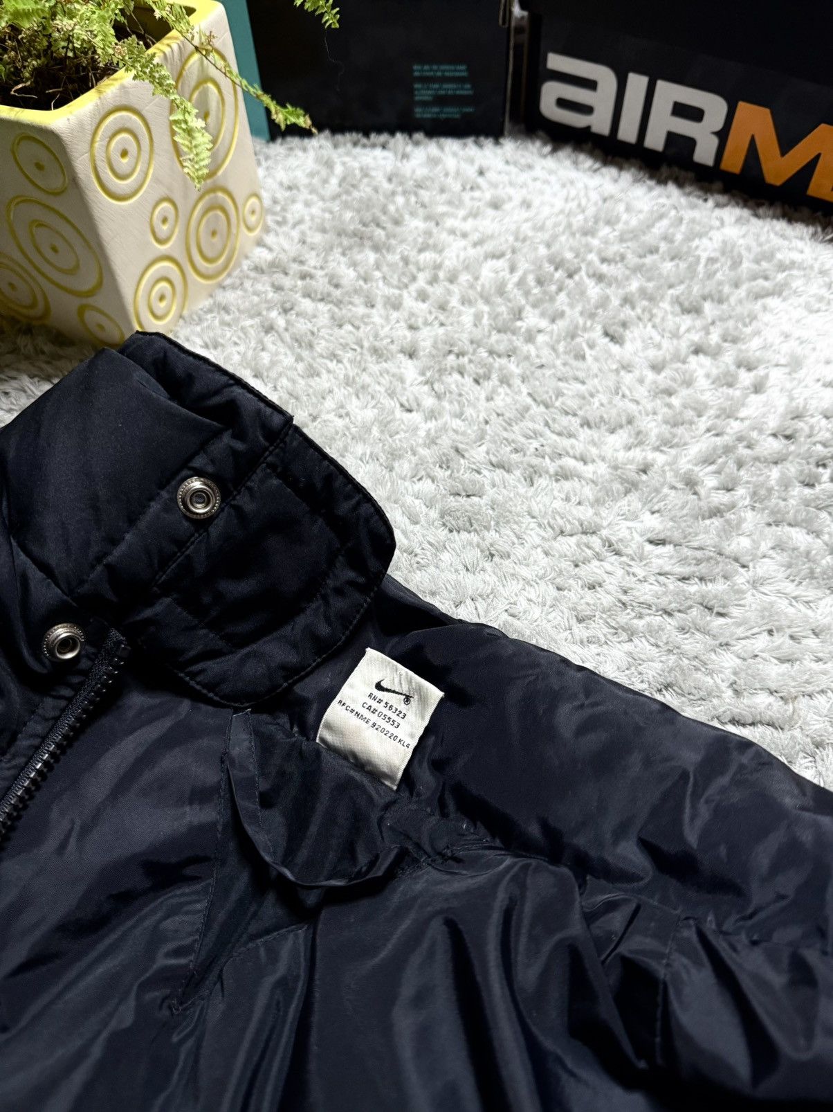 Nike 90s Nike Puffer Vintage Jacket Rare Big Logo Swoosh Size US L / EU 52-54 / 3 - 10 Thumbnail