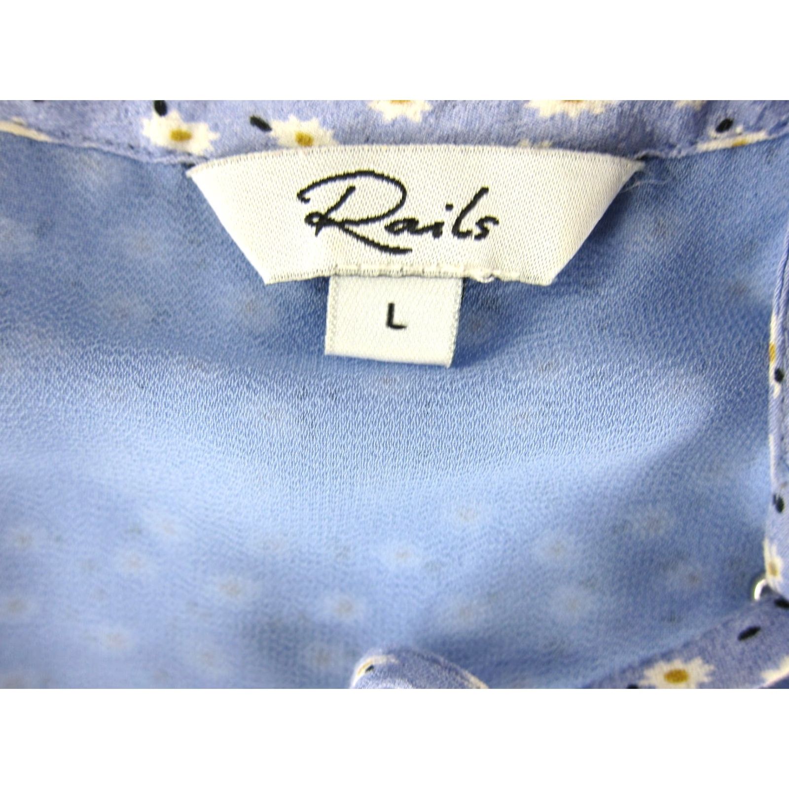 Rails Rails Purple White Yellow Floral Button Down Midi Tank Dress Large Rails Women Midi Dress L Purple White Yellow Floral Button Down Tank Dress Large Size L / US 10 / IT 46 - 3 Thumbnail