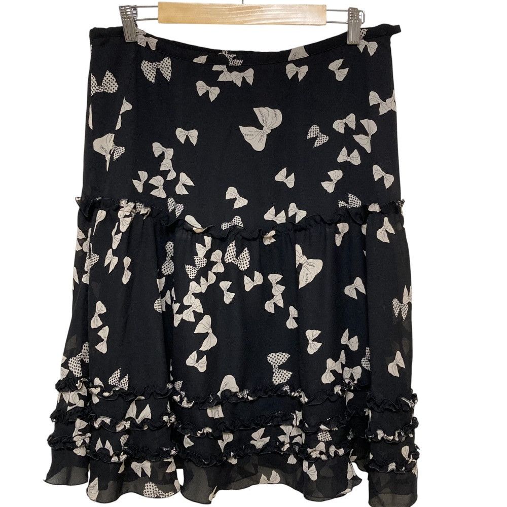 Other Other Ingeborg Ribbon Print Tiered Skirt Cotton Skirts DUTY FREE for USA Size ONE SIZE - 1 Thumbnail