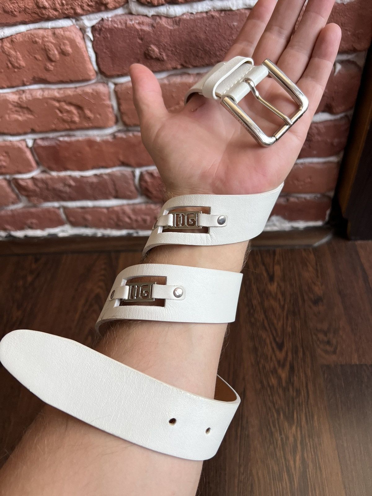 Dolce & Gabbana Dolce & Gabbana Leather Belt One Size Size ONE SIZE - 1 Thumbnail