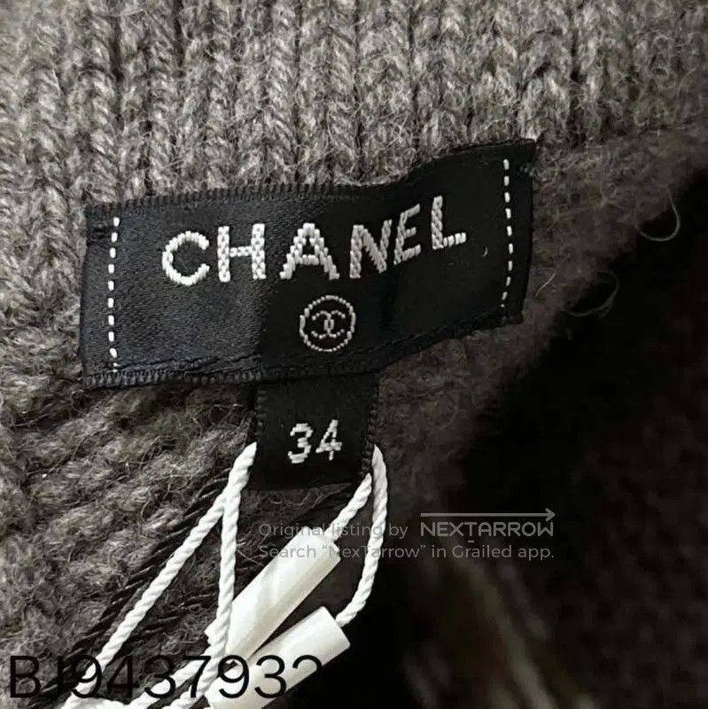 Chanel Chanel Brown Knit Dress with Pattern . Size XXS / US 00 / IT 34 - 4 Thumbnail