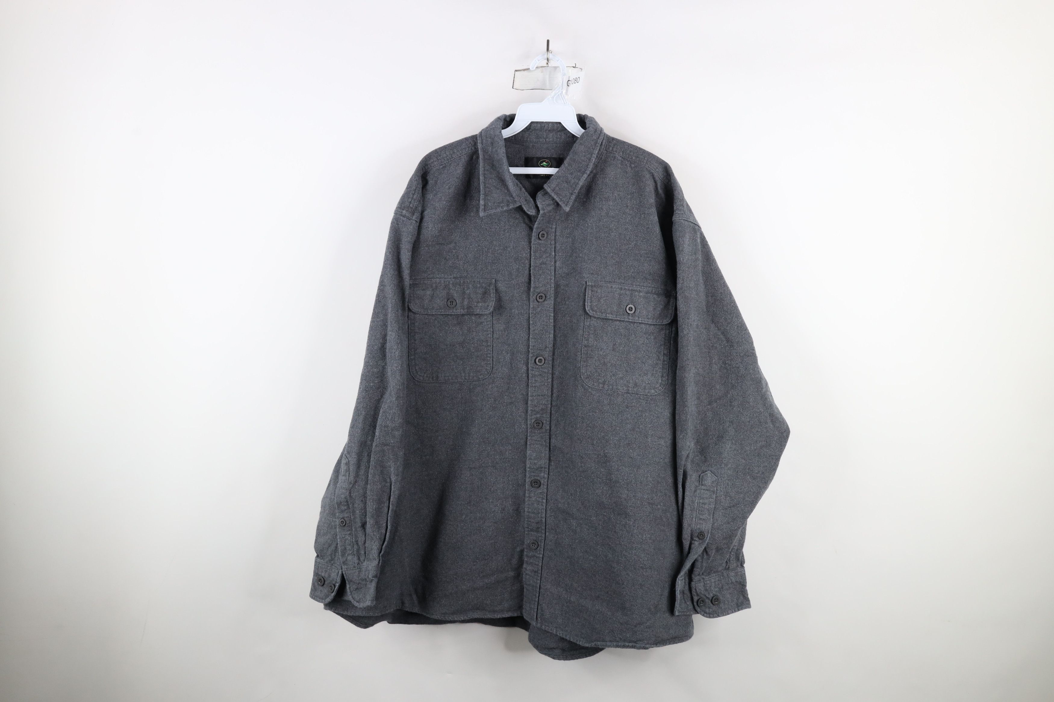 Vintage Vintage 90s Streetwear Heavyweight Cloth Button Shirt Size US XXL / EU 58 / 5 - 1 Thumbnail