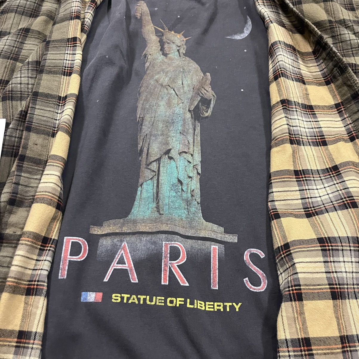 Balenciaga Balenciaga Hybrid Flannel Trompe Loeil Liberty Shirt Size US XL / EU 56 / 4 - 2 Thumbnail