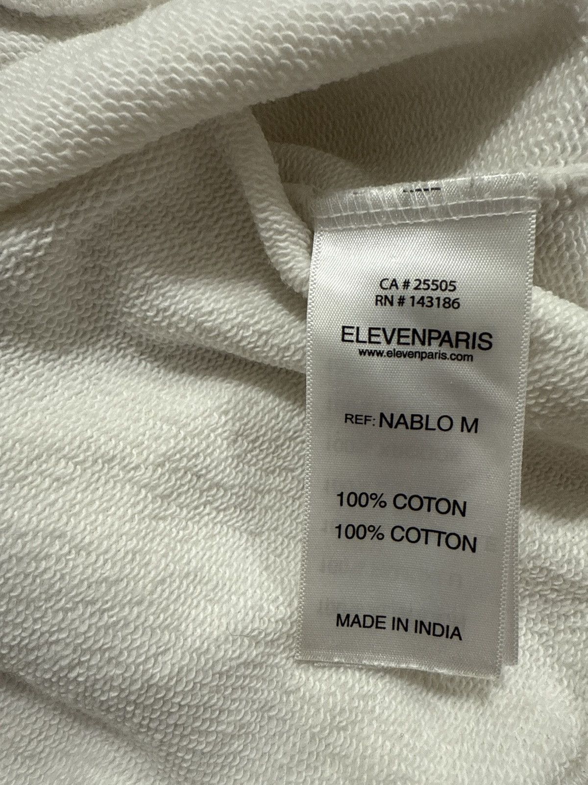 Eleven Paris Call my dealer, ask Pablo - unisex sweatshirt white Size US M / EU 48-50 / 2 - 6 Thumbnail