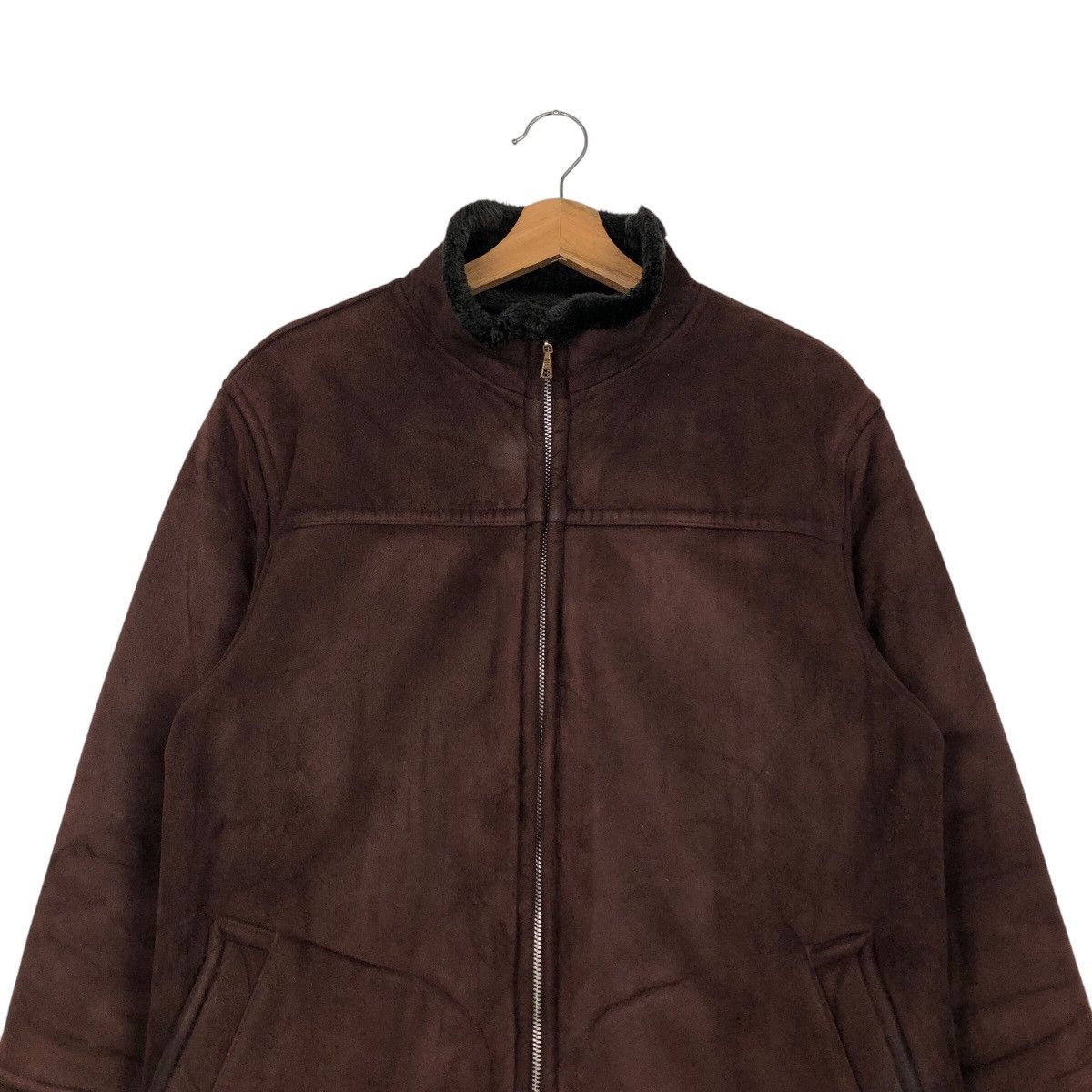 Japanese Brand 📌Vintage Chore Jacket Shearling Blanket Taka Issey Miyake Size US L / EU 52-54 / 3 - 4 Thumbnail