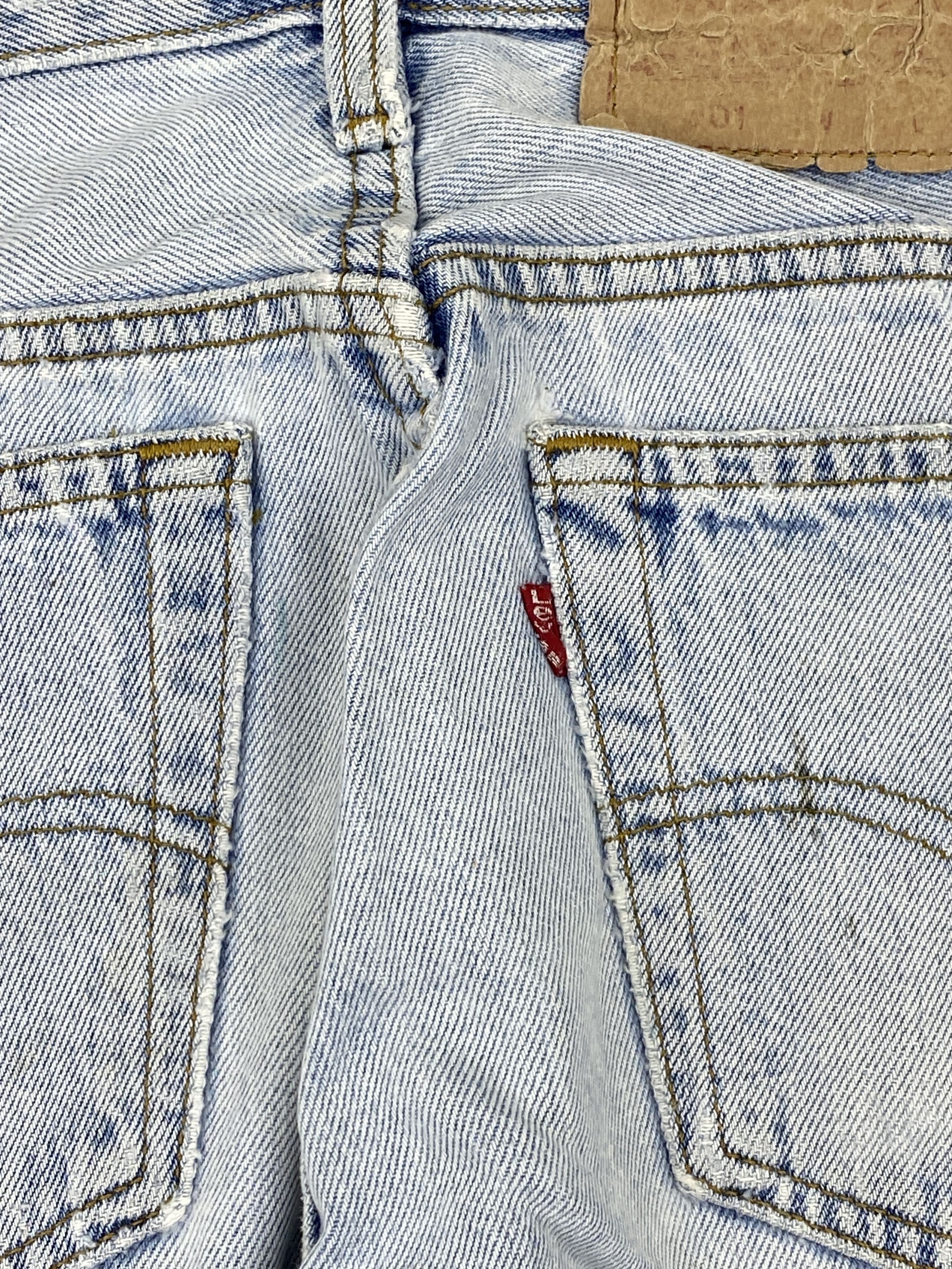Levi's Vintage 80s Levis 501 Sex Pistols Custom Made Jeans DP2724 Size US 30 / EU 46 - 19 Thumbnail