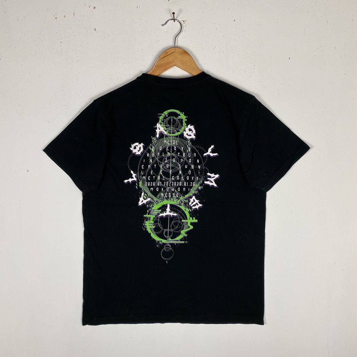 Band Tees Japanese Band BABYMETAL Metal Galaxy World Tour In Japan Tee Size US M / EU 48-50 / 2 - 6 Thumbnail