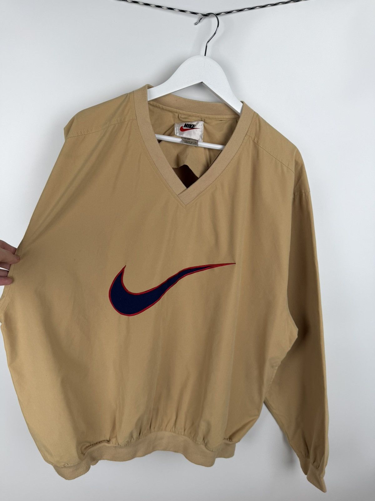 Nike Nike vintage nylone sweatshirt 90s Size US L / EU 52-54 / 3 - 7 Thumbnail