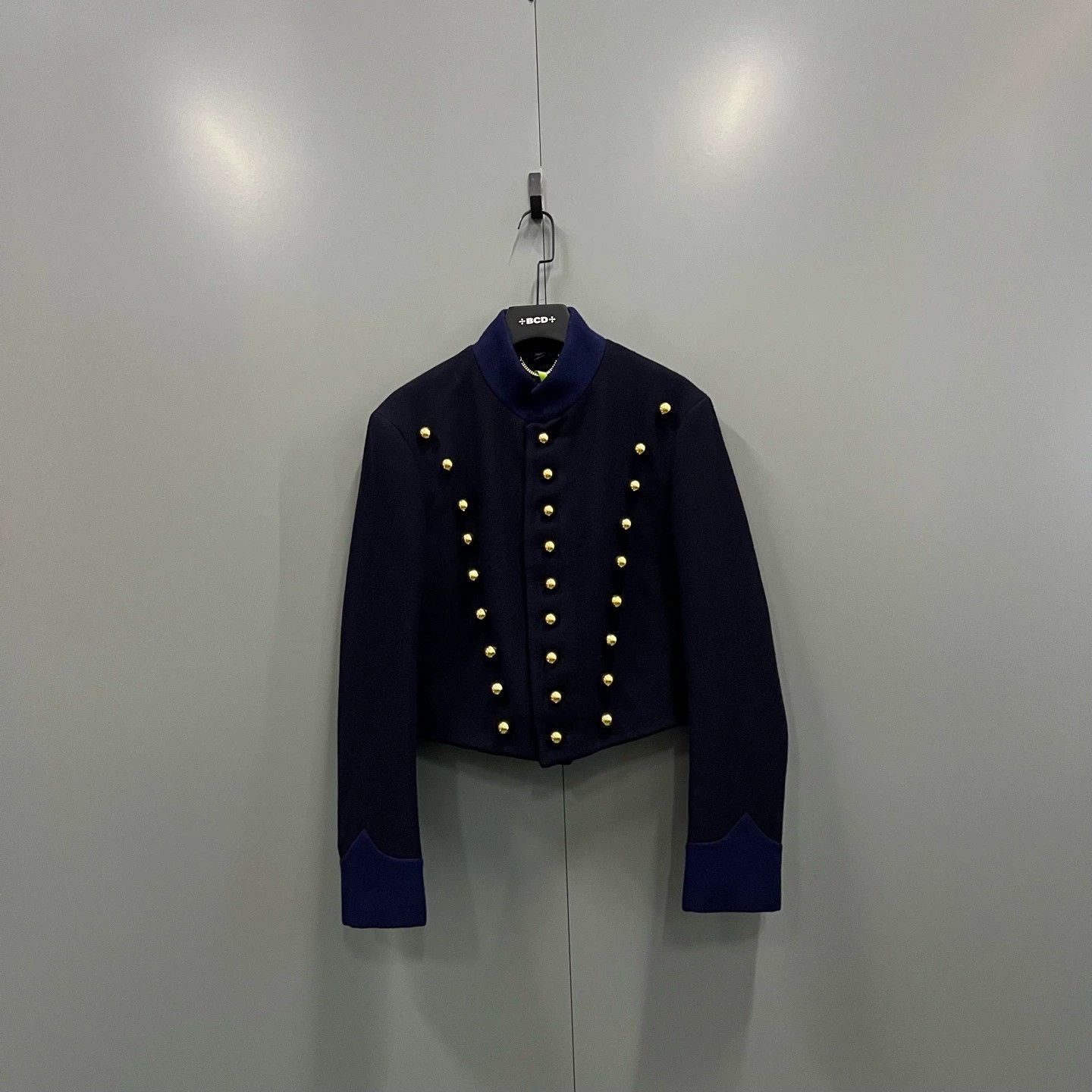 Burberry Burberry Navy Button Jacket Coat Size US L / EU 52-54 / 3 - 1 Thumbnail