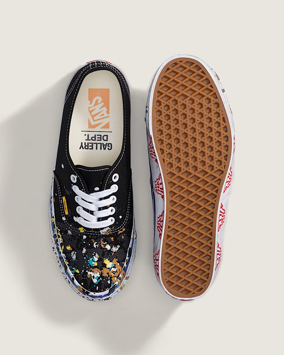 Gallery Dept. × Vans Vans Authentic Reissue 44 Gallery Dept. Art That Kills Black Size US 13 / EU 46 - 3 Thumbnail