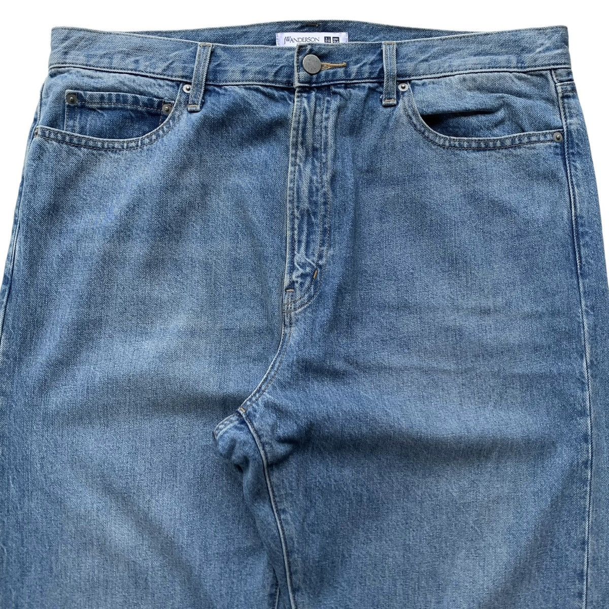 JW Anderson × Uniqlo JW Anderson Uniqlo Baggy Loose Blue Wash Jeans Size US 34 / EU 50 - 2 Thumbnail