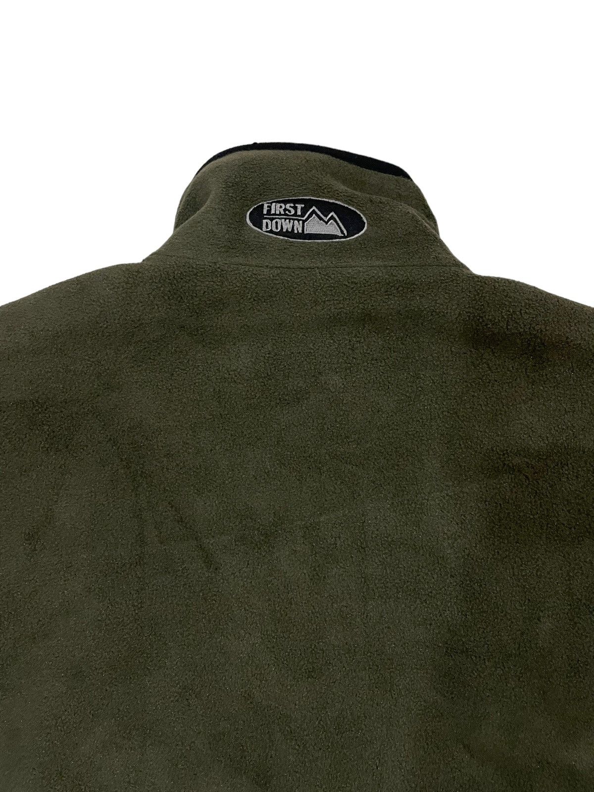 Other Y2K FIRST DOWN USA Fleece Sherpa Faux Zipped Jacket Size US XXL / EU 58 / 5 - 15 Thumbnail