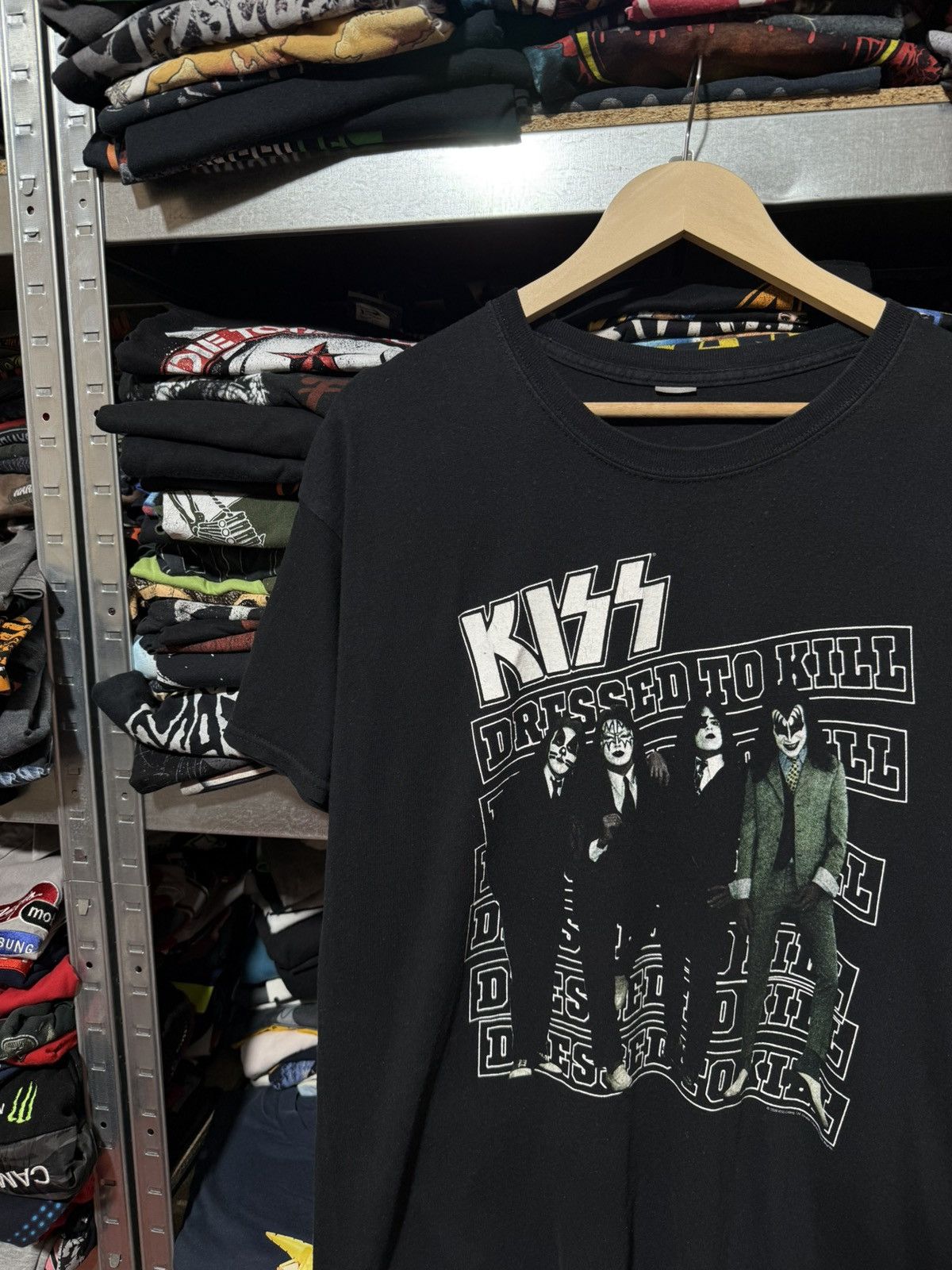 Band Tees Vintage 2020 Kiss Dressed Yo Kill Rock Band Album T-Shirt Size US XL / EU 56 / 4 - 3 Thumbnail