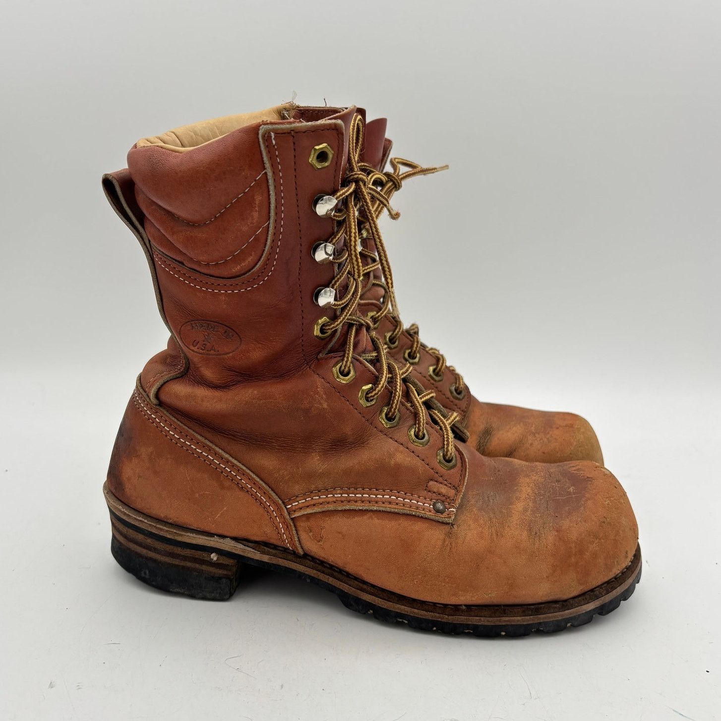 Vintage Vintage Matterhorn 9" Logger Work Boots Men's 8 Workwear Size US 8 / EU 41 - 2 Thumbnail
