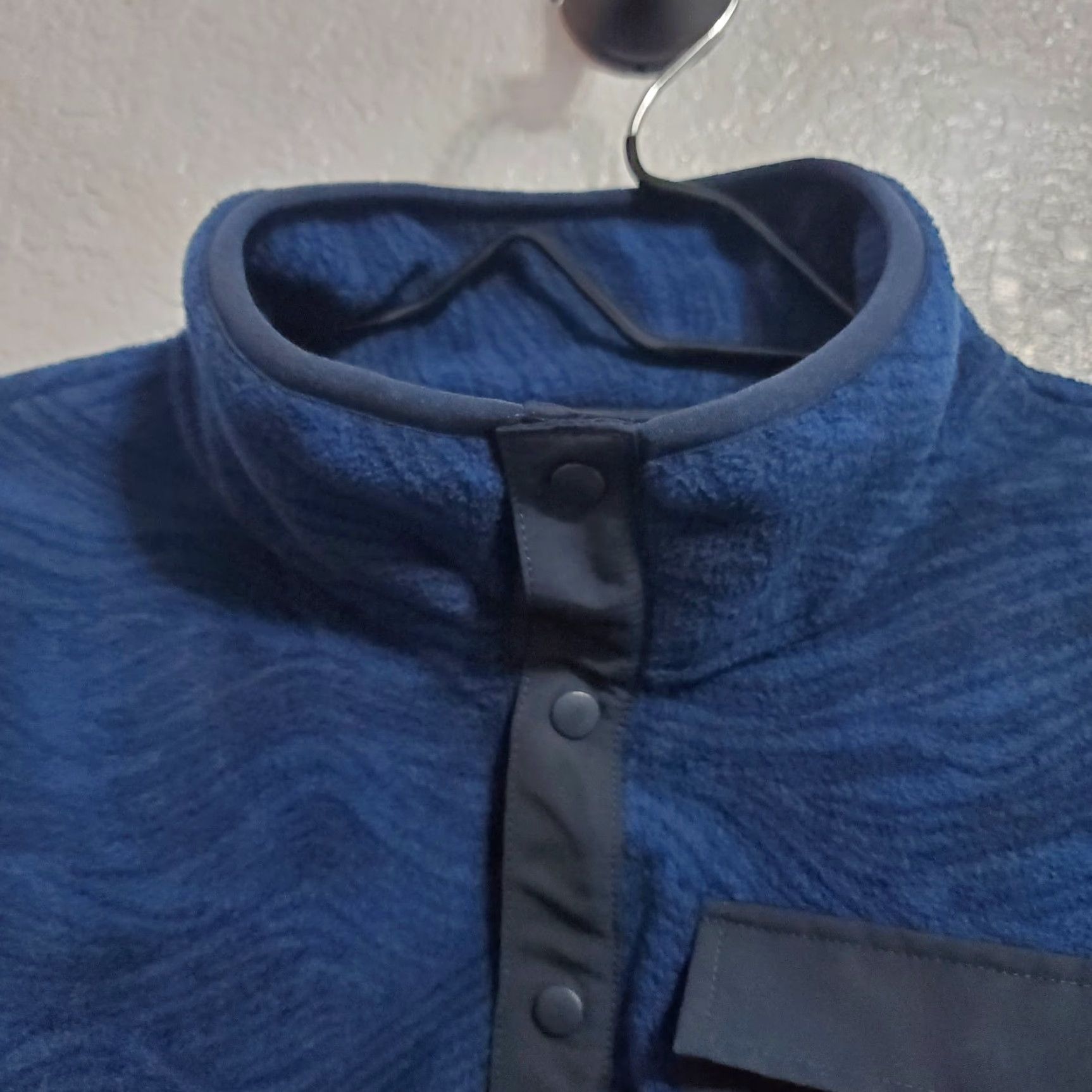 Helly Hansen Helly Hansen Maridalen Fleece Jacket Men L Blue Ocean Wave AOP 1/4 Snap Pullover Size US L / EU 52-54 / 3 - 5 Thumbnail