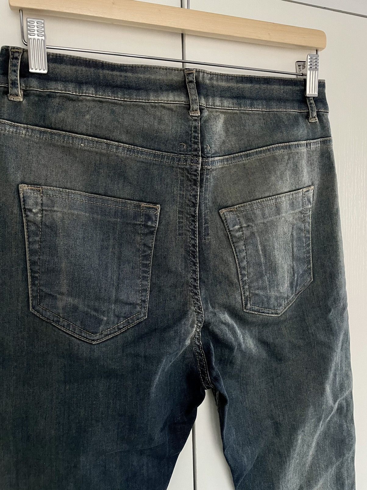 Rick Owens Rick Owens Drkshdw Lightweight Detroit Cut Cropped Jeans Size US 29 - 4 Thumbnail
