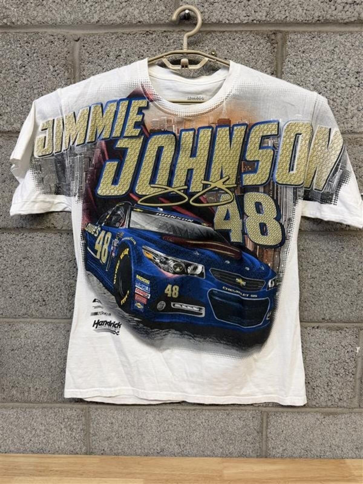 Other 2010s Jimmie Johnson 48 Superman NASCAR T-Shirt Size L Size ONE SIZE - 1 Thumbnail