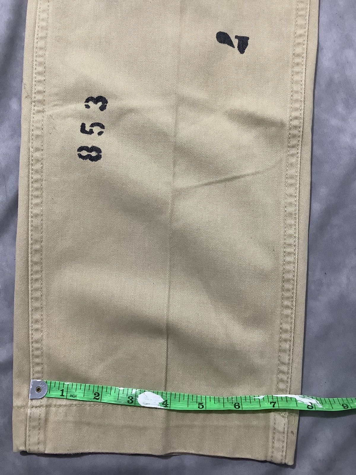 Mister Freedom 🛒Need Gone🛒 MFS Vetements The Code of Number Printed Pants Size US 33 - 13 Thumbnail