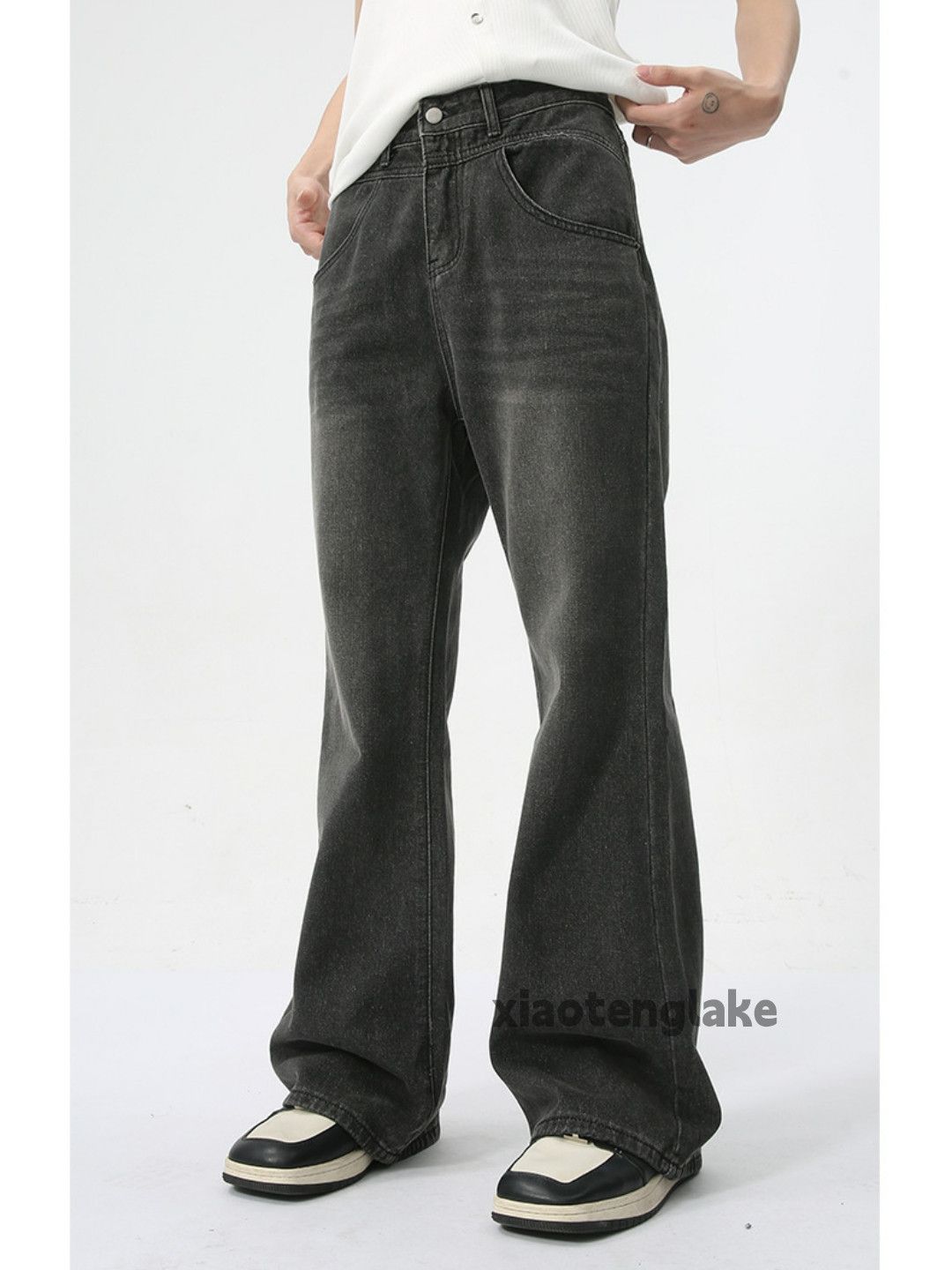 Jean × Vintage washed faded cleanfit yuppie bootcut punk jeans Size US 30 / EU 46 - 8 Thumbnail