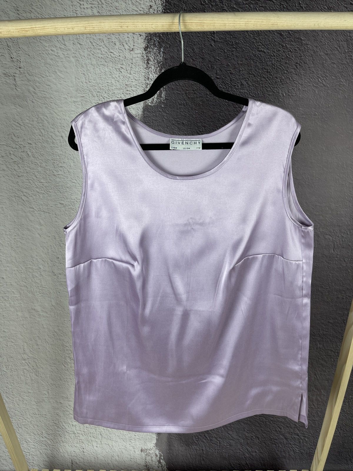 Givenchy GIVENCHY Women’s Top Blouse Purple Silver Shimmer Size US16W Size XXL / US 16-18 / IT 52-54 - 2 Thumbnail