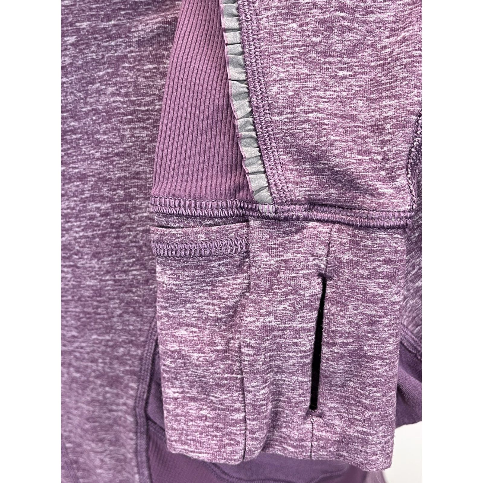 Lululemon Womens Lululemon Full Tilt Space Dye Pullover Shirt Jacket Sz 8 GUC Hand Warmers Size M / US 6-8 / IT 42-44 - 7 Thumbnail