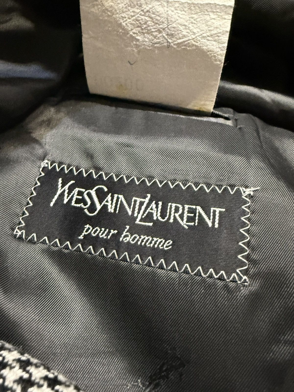 Yves Saint Laurent VINTAGE YSL SUIT JACKET BLAZER silk wool Size 52R - 3 Thumbnail