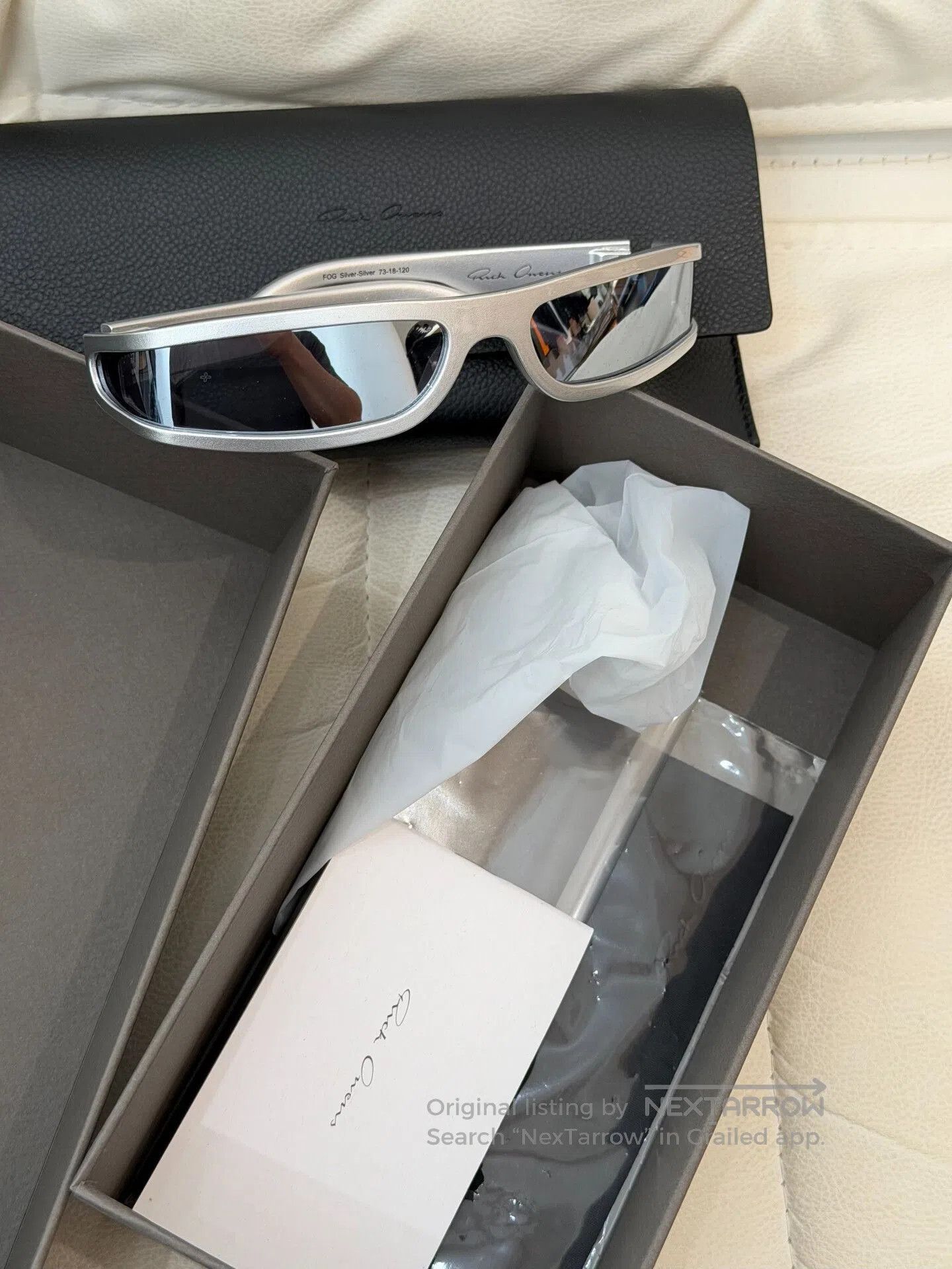 Rick Owens Rick Owens Reflective Runway Sunglasses. Size ONE SIZE - 3 Thumbnail