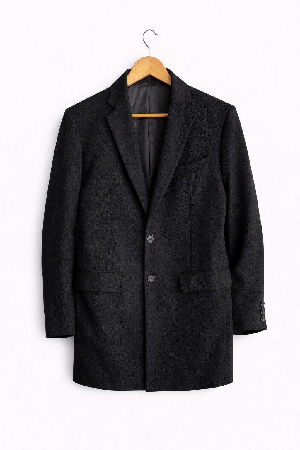 BIGI Union Station by Men’s Bigi Wool Coat Tailored Overcoat Size US S / EU 44-46 / 1 - 1 Thumbnail