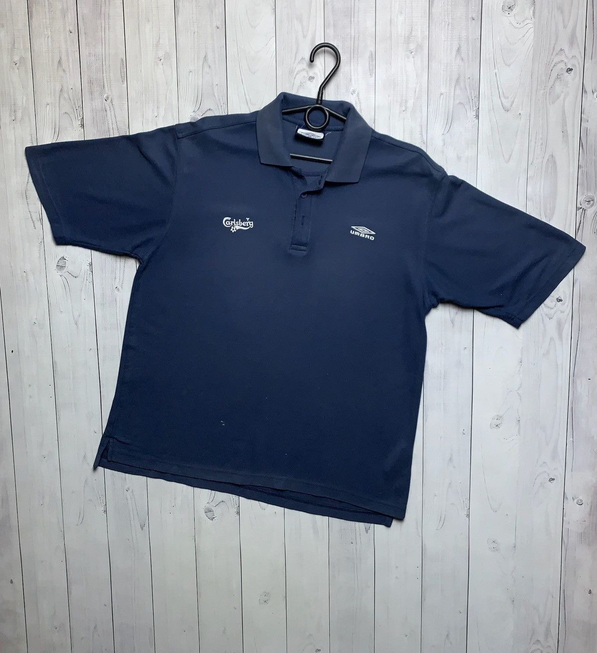 Umbro × Vintage Vintage Umbro polo soccer polo Carlsberg size L Size US L / EU 52-54 / 3 - 1 Thumbnail