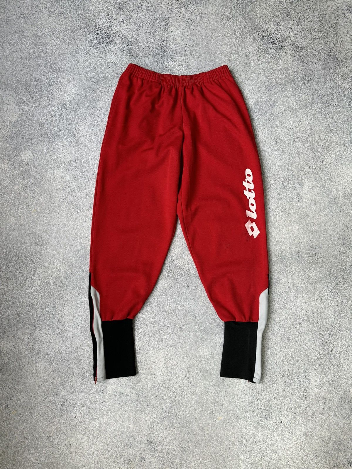Lotto Sport Vintage Lotto Milan 90s Football Track Pants Size US 29 - 1 Thumbnail