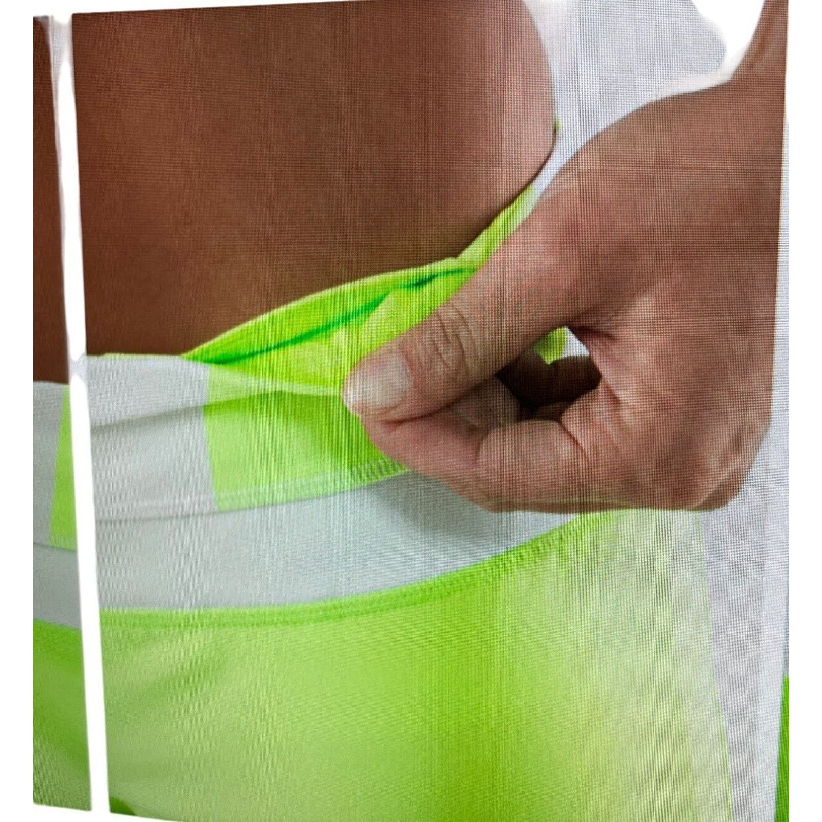 Lululemon Lululemon Groovy Run Shorts Zippy Green Sz 6 Zip Pocket Size 28" / US 6 / IT 42 - 8 Thumbnail