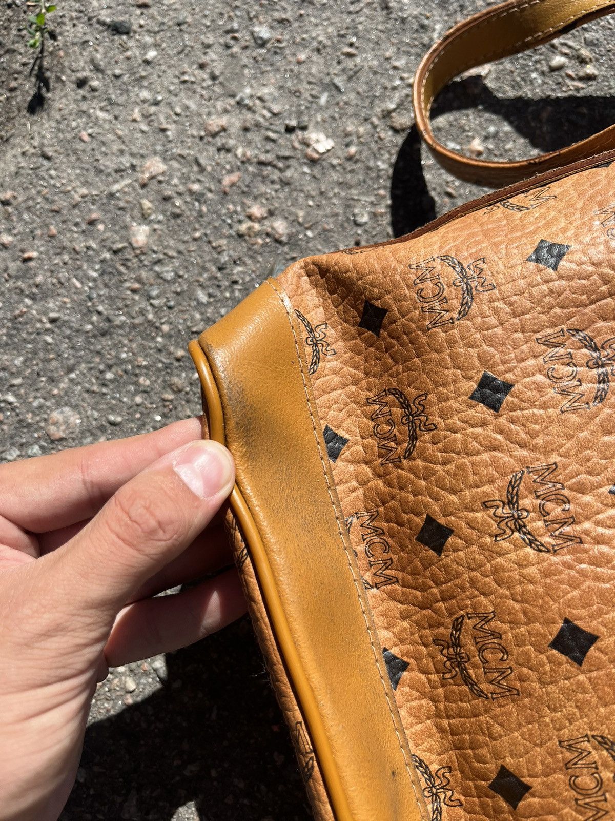 MCM Vintage MCM Monogram Bag Luxury Designer Size ONE SIZE - 15 Thumbnail