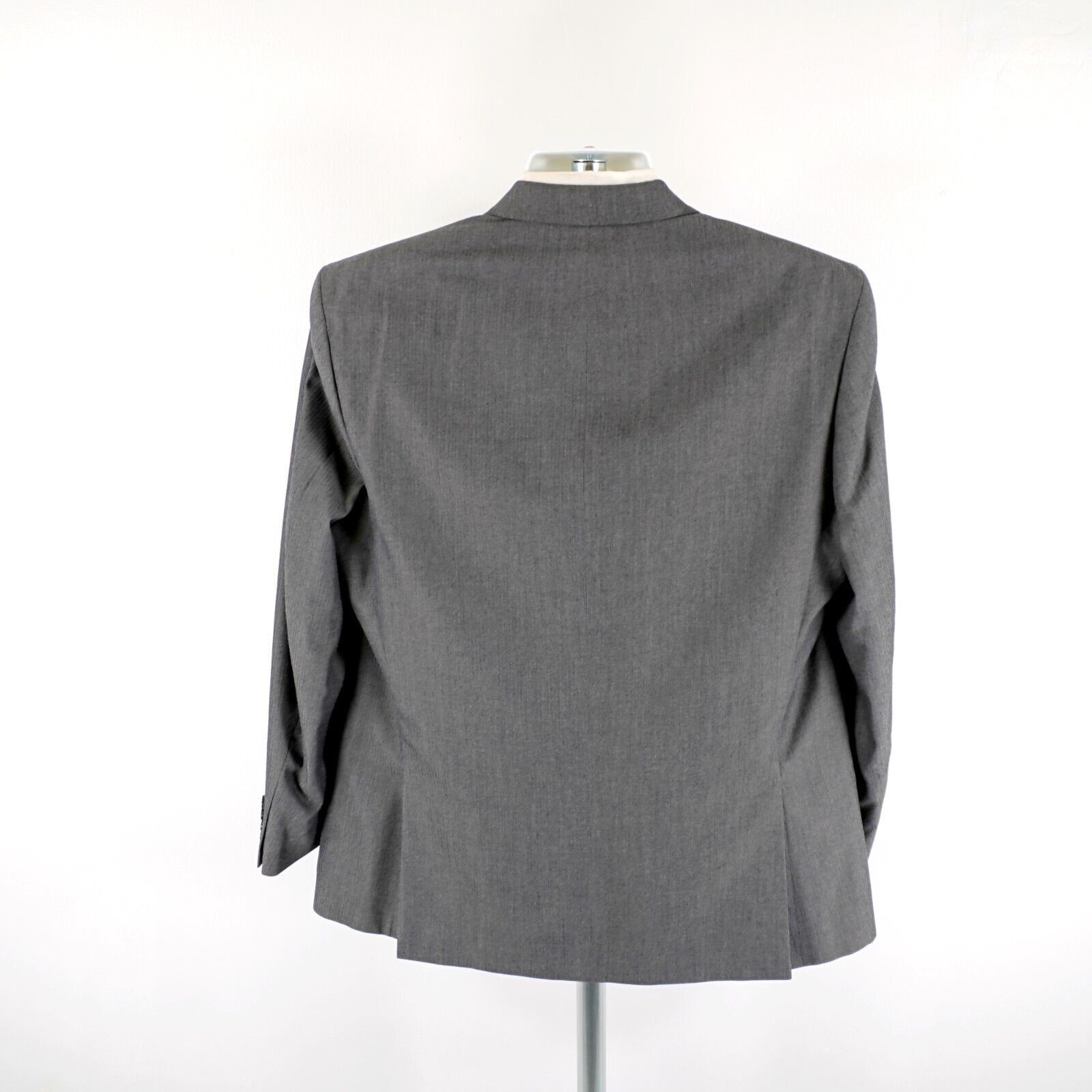 Joseph Abboud Joe Joseph Abboud Polyester Gray Herringbone 2 Button 2 Piec Size 42R - 7 Thumbnail