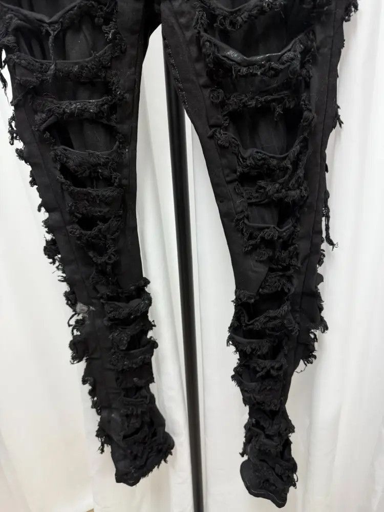 Rick Owens Rick Owens Drkshdw Distressed Tight Denim-2507 Size US 30 / EU 46 - 4 Thumbnail