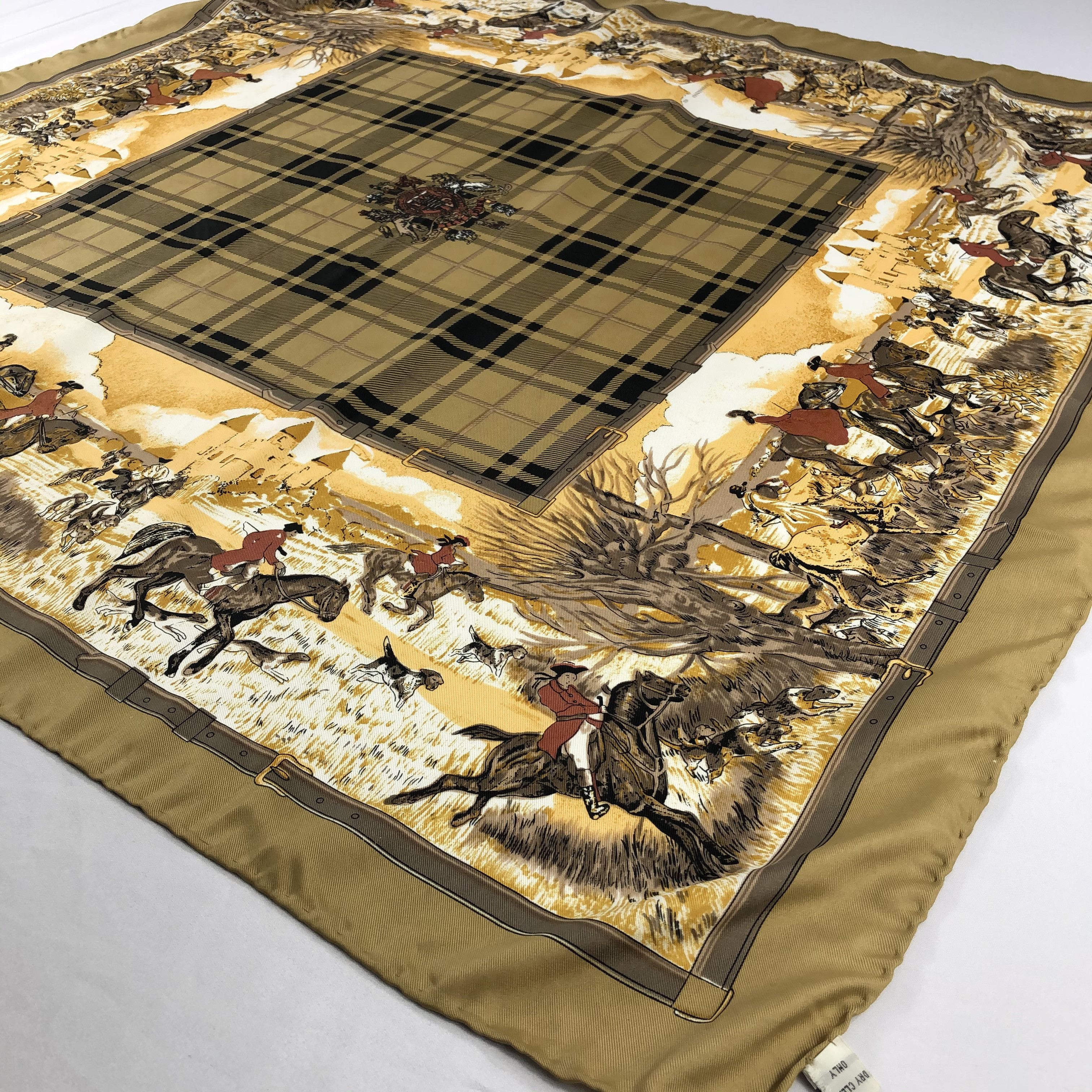 Vintage Vintage Silk Scarf Size ONE SIZE - 2 Thumbnail