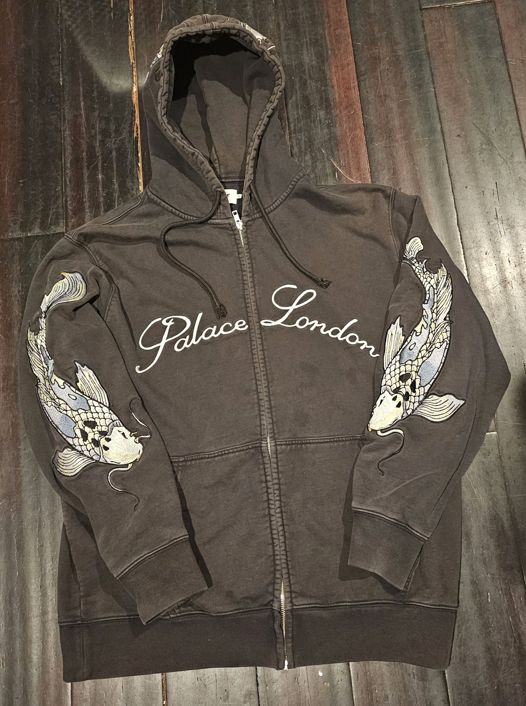 トップス PALACE SHATTER ZIP HOOD BLACK palace 1726818979-palace-winter-2024-