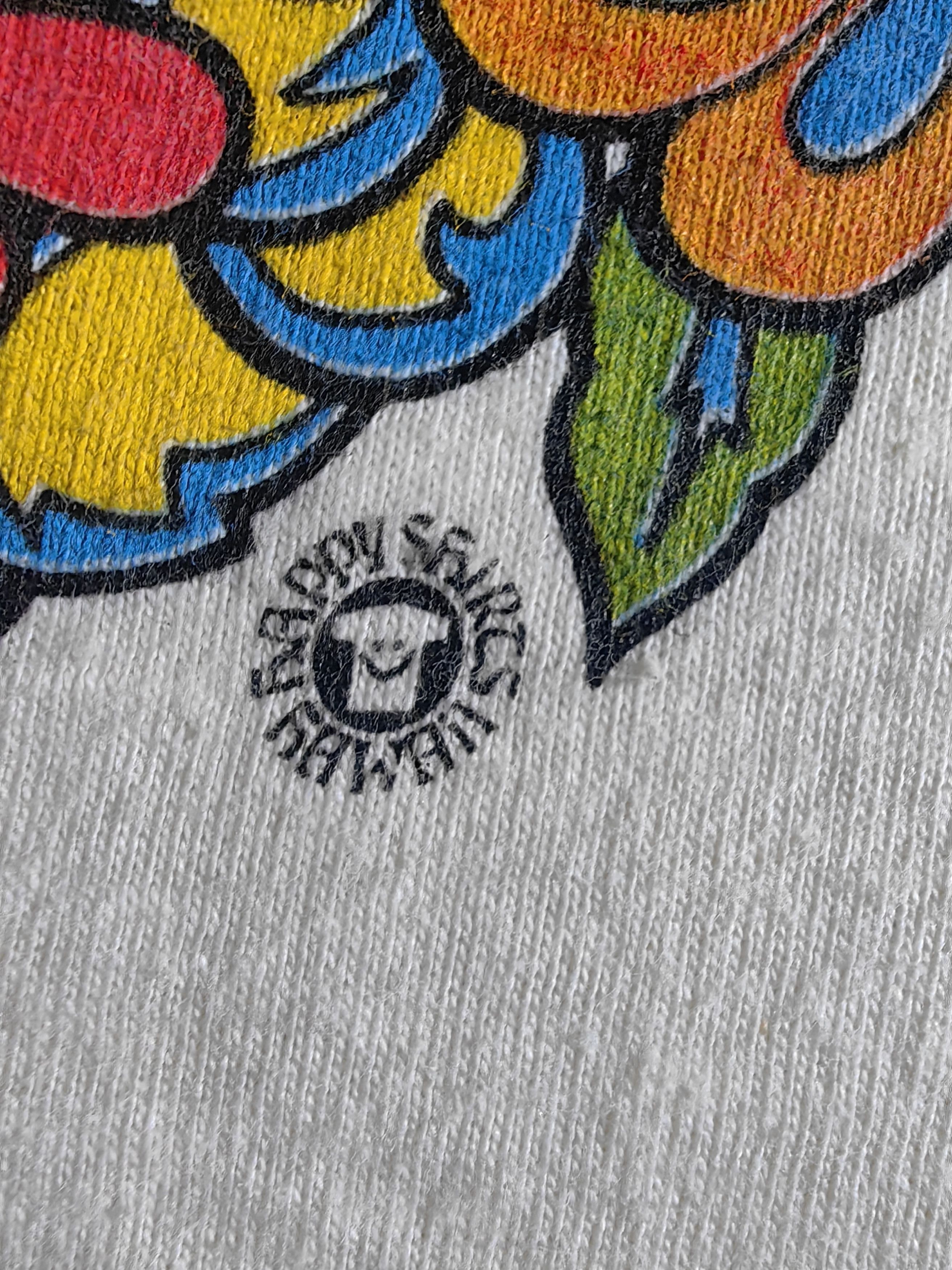 Hanes Vintage early 80's Hanes Beefies Hawaii Flower Power (Rare) Size US L / EU 52-54 / 3 - 8 Thumbnail