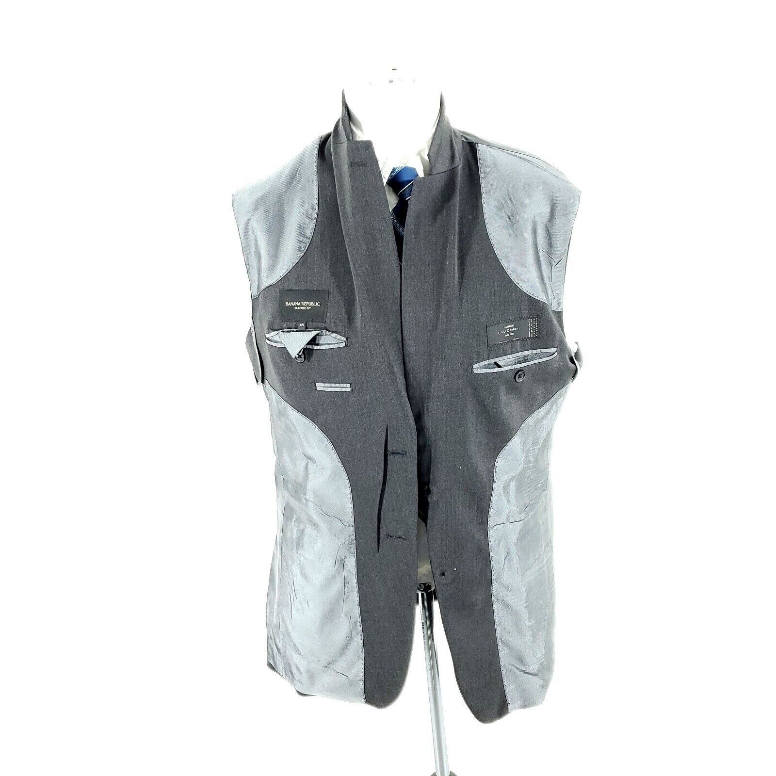 Banana Republic Banana Republic Lanicificio Cerruti Wool 2 Button Blazer 38R Size 38R - 9 Thumbnail