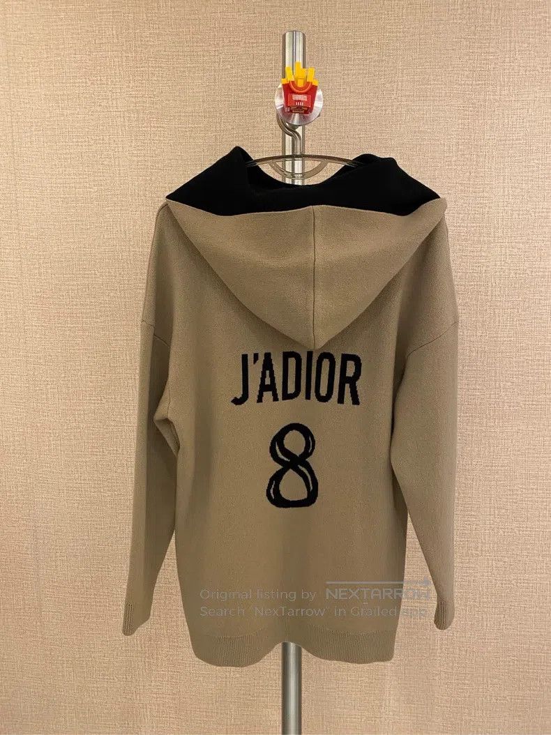 Dior Dior SS21 logo printed hooded long-sleeved knitwear Size XXS / US 00 / IT 34 - 2 Thumbnail