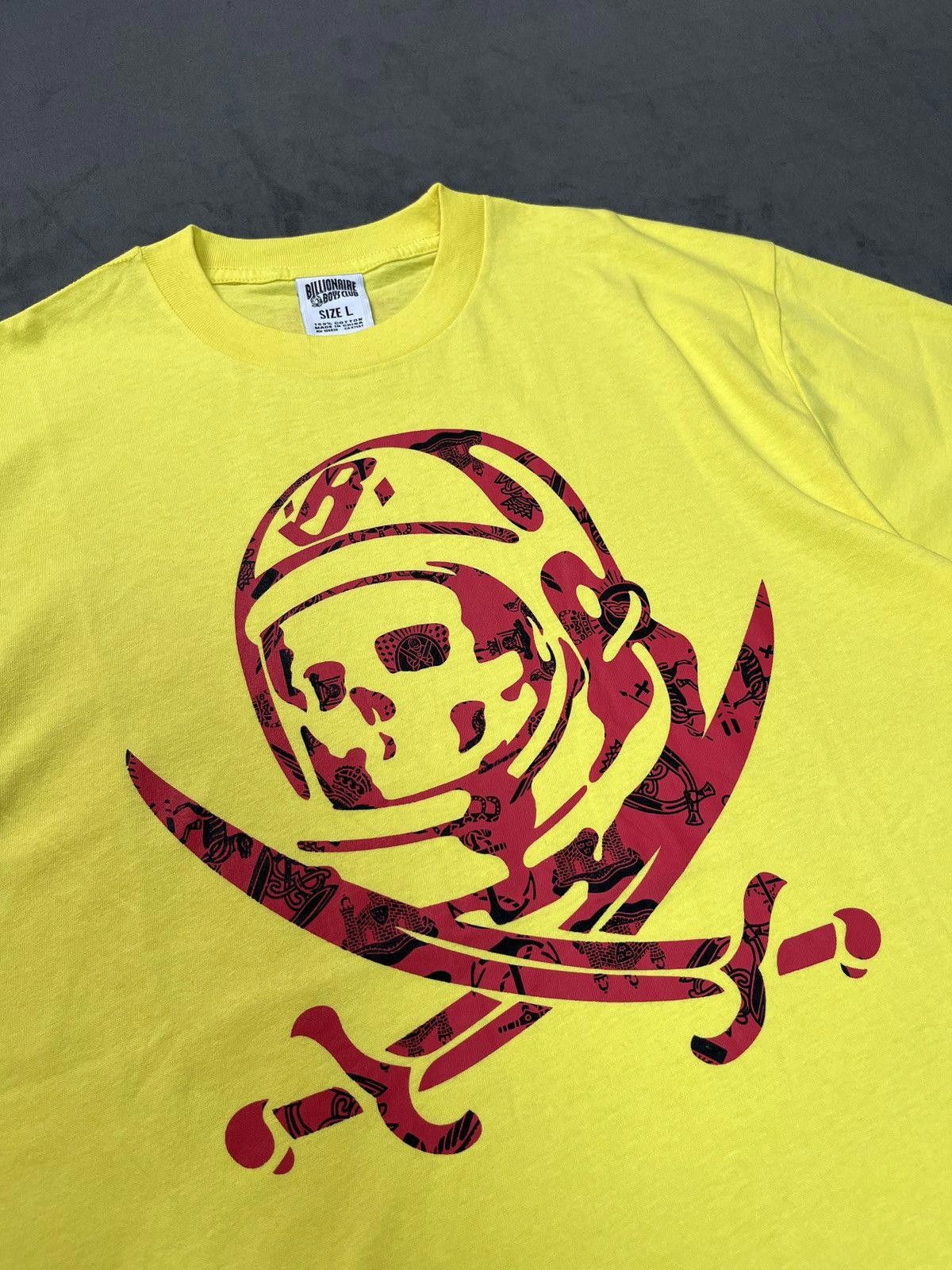 Billionaire Boys Club Rare Billionaire Boys Club BBC Pirates Print Yellow T-Shirt Size US L / EU 52-54 / 3 - 4 Thumbnail