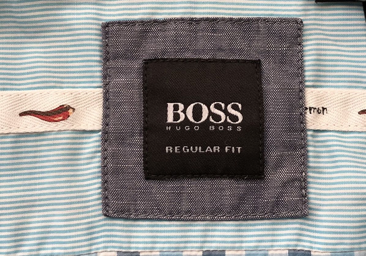 Designer × Hugo Boss × Vintage Classic Hugo Boss button shirt comfy casual slim fit Size US XXL / EU 58 / 5 - 5 Thumbnail
