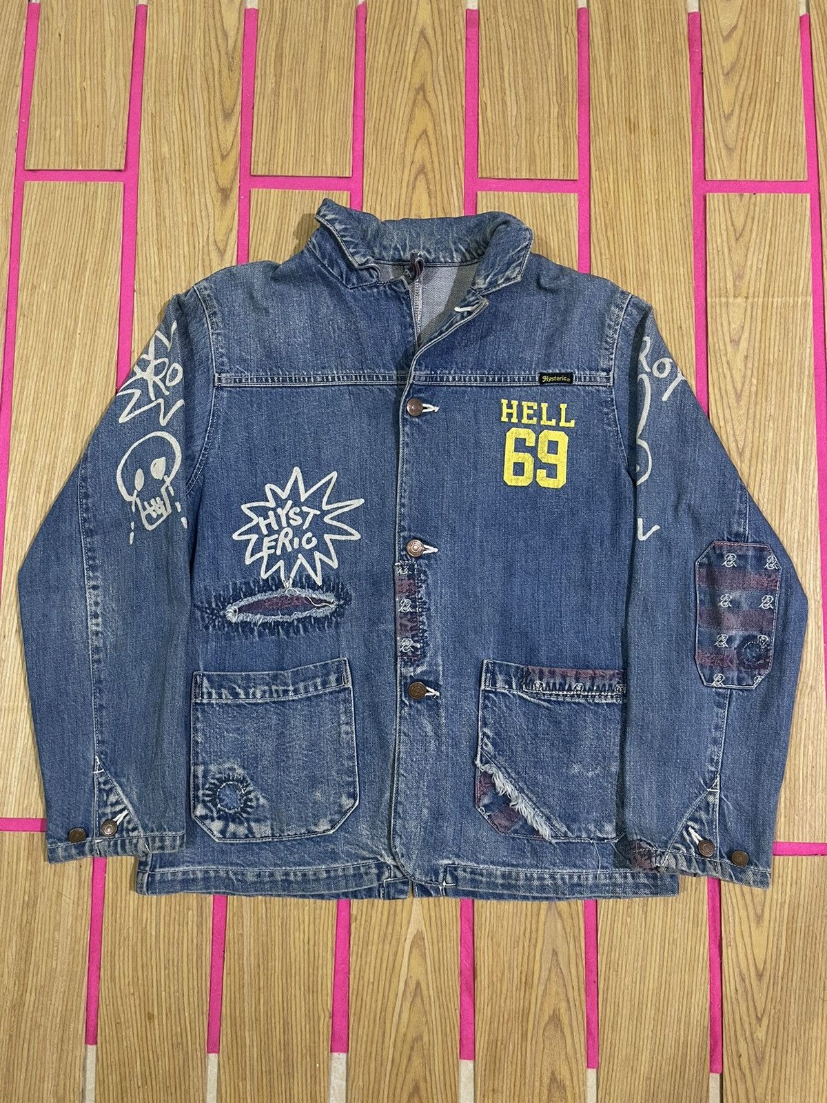 Hysteric Glamour HYSTERIC GLAMOR long sleeve shirt VINTAGE rare item Size US M / EU 48-50 / 2 - 1 Thumbnail