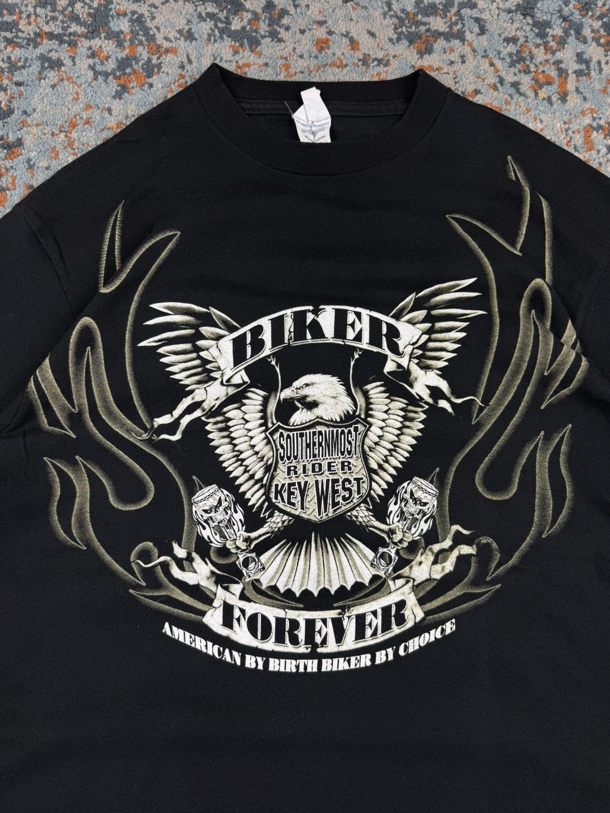 Vintage × West Coast Choppers Vintage 00s biker forever tribal harley style graphic tee Size US M / EU 48-50 / 2 - 7 Thumbnail