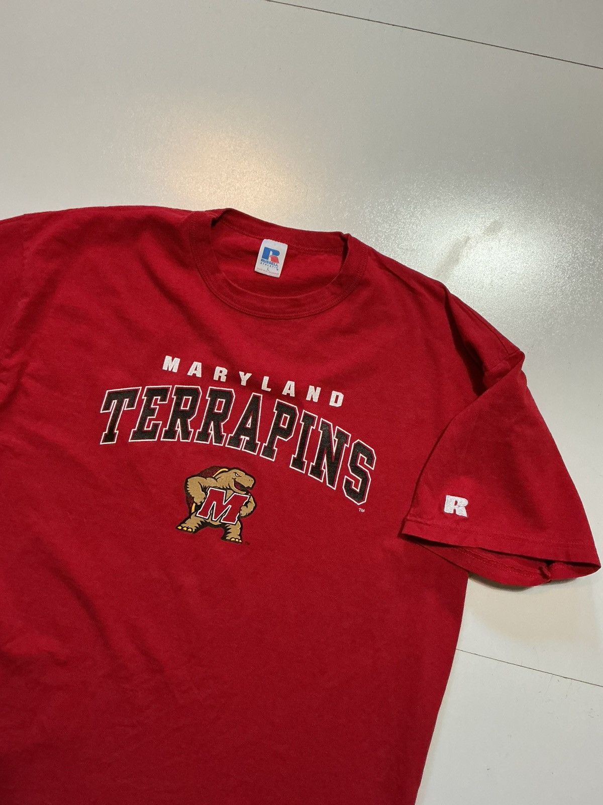 Russell Athletic VTG Russell Athletic Maryland University Terrapins T-Shirt Size US L / EU 52-54 / 3 - 4 Thumbnail