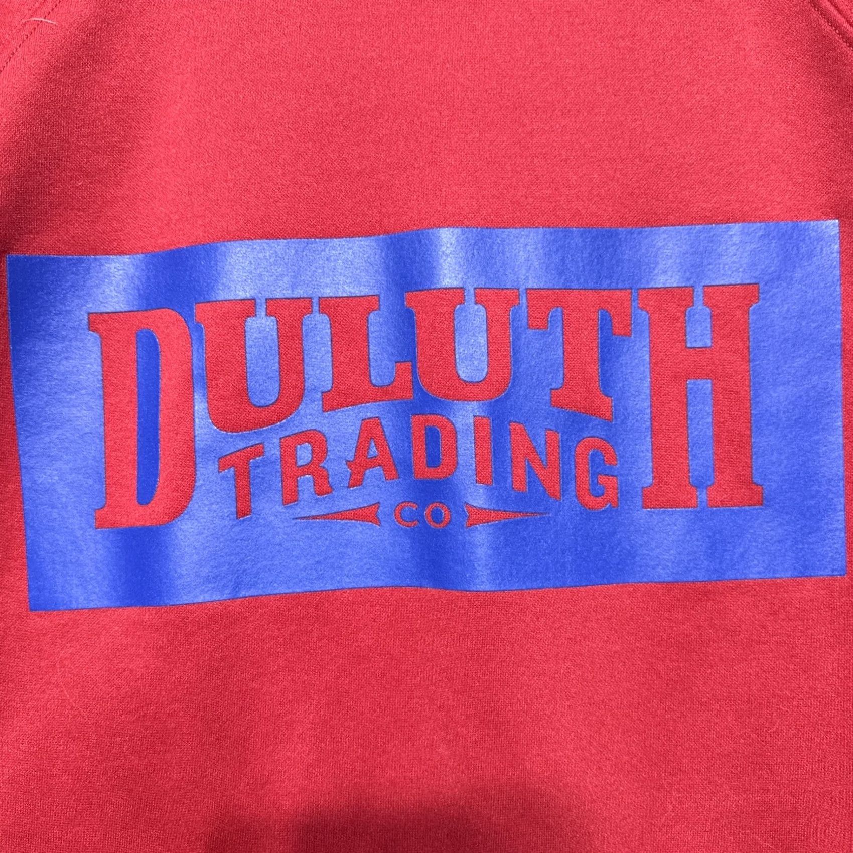 Duluth Trading Company Duluth Trading Co. Mens Large Training Basics Crew Logo Sweatshirt Front Pocket Red Crew Neck Pullover Fleece Graphic Logo Pockets 29.5 Length XS? Size US L / EU 52-54 / 3 - 3 Thumbnail