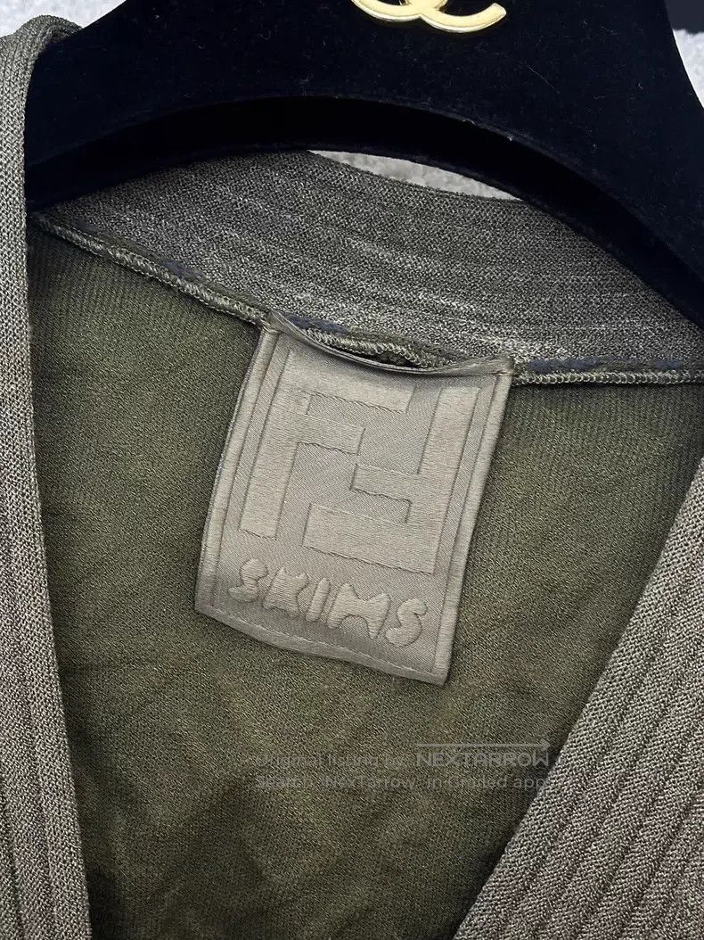 Fendi Fendi Vintage Green Embossed Double F Logo Knit Cardigan Size XS / US 0-2 / IT 36-38 - 2 Thumbnail