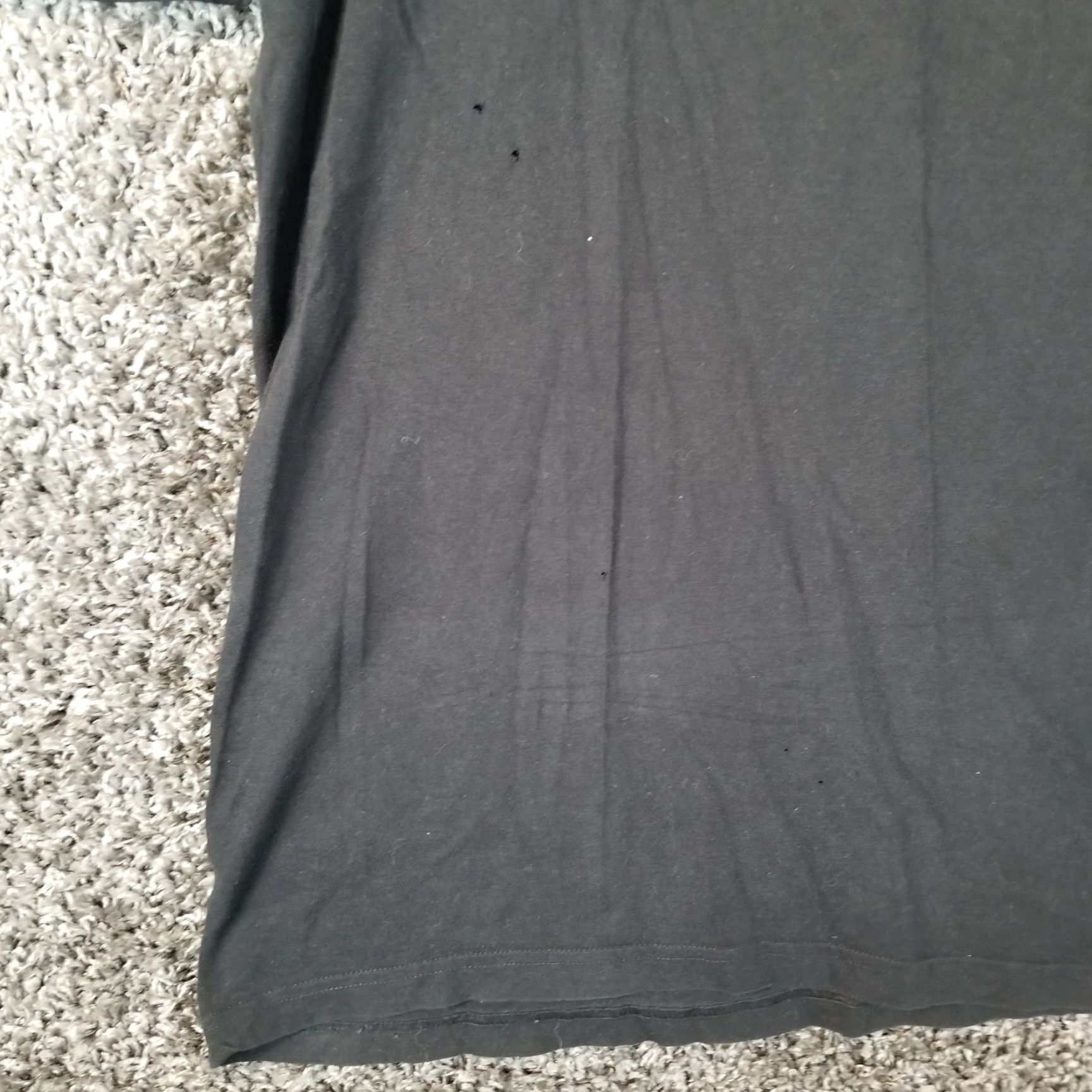 Vintage Rubik's Black Melting Rubiks Cube Short Sleeve Tee Size 2X Mens Size US 39 - 3 Thumbnail