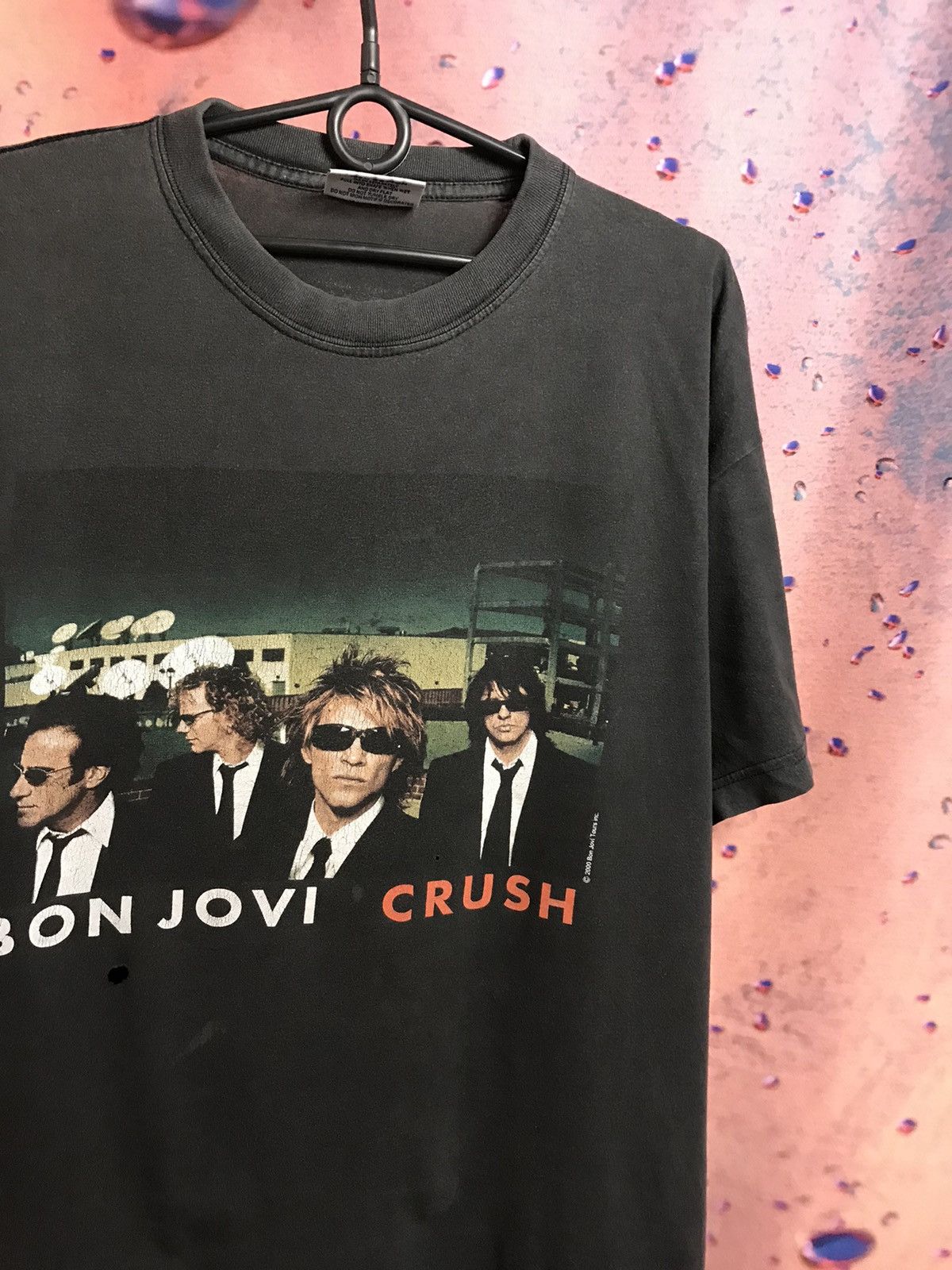 Band Tees × Bon Jovi × Vintage Vintage Bon Jovi Crush band rock tee Size US L / EU 52-54 / 3 - 1 Thumbnail